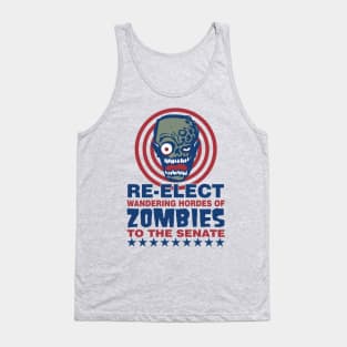 Re-Elect Wandering Hordes of Zombies Tank Top